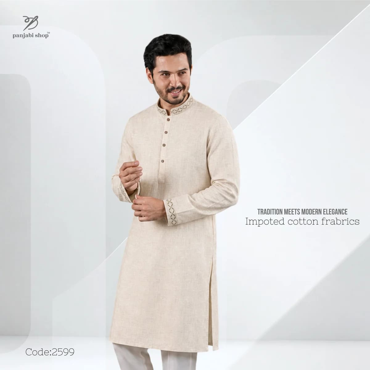 Embroydery panjabi — Mate Brown