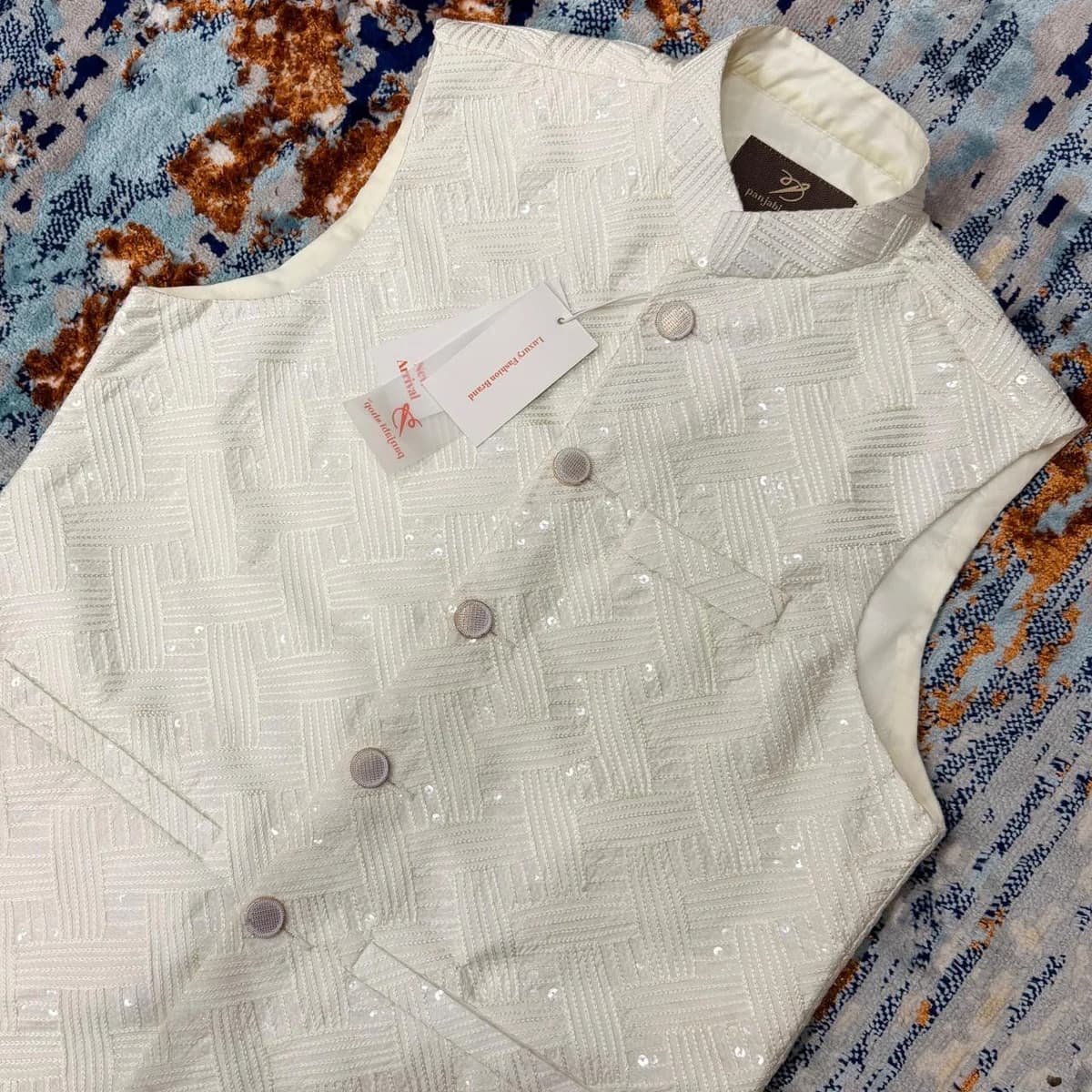 Waistcoat 65% Off — Cream
